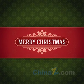 典雅圣诞海报矢量免费素材